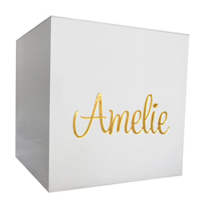 Gold Mirror Personalised Toy Box
