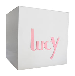 Baby Pink Personalised Toy Box