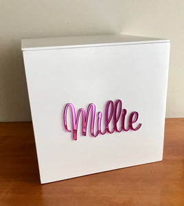 Pink Mirror Personalised Gift Box