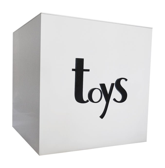 Black Gloss Personalised Toy Box
